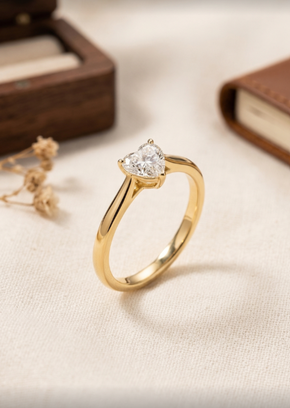 Single Heart Ring