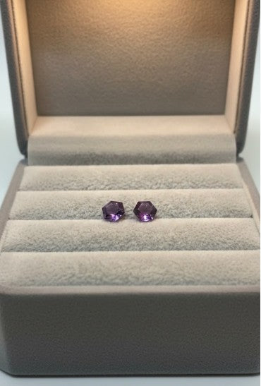 Hexagon Amethyst Loose stone 4.06ct