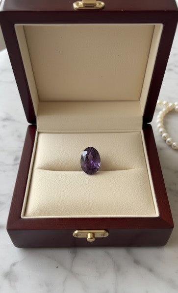 Oval Portuguese Cut Amethyst Loose stone  4.85ct