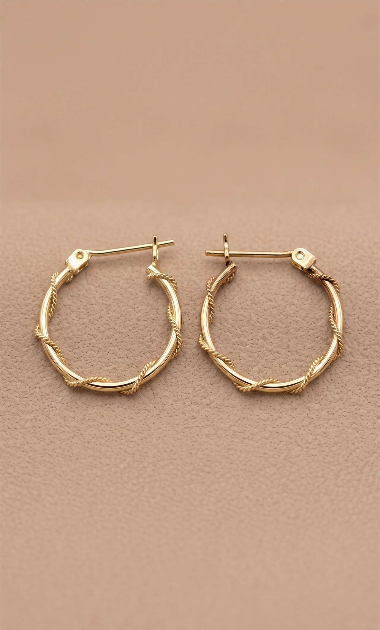 Twisted Hoop Earrings