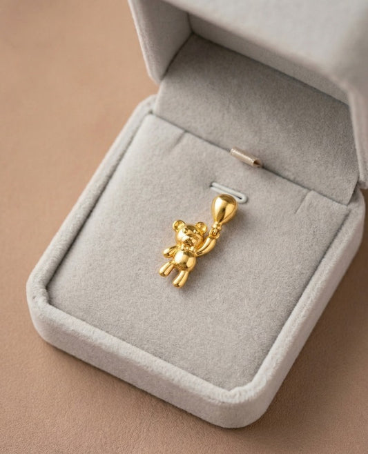 Teddy Bear with Balloon Charm